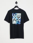 Nike 'reach' Festival Back Print T-shirt In Black