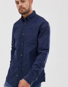 Jack & Jones Shirt In Navy - Navy