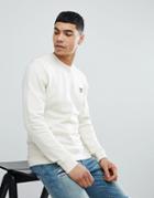 Lyle & Scott Crew Neck Sweat In White - White