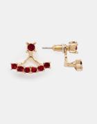 Asos Opulent Swing Earrings - Red