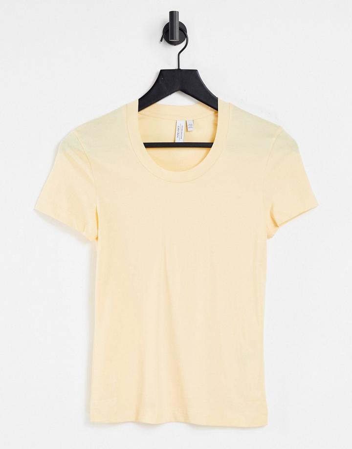 & Other Stories T-shirt In Yellow