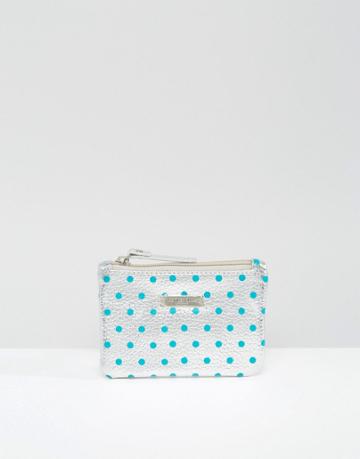 Bombay Duck Spotlight Pocket Purse Silver With Spots - Silver
