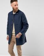 Farah Wexford Zipped Trench - Navy
