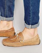 Sebago Kedge Tie Driving Loafers - Beige