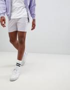 Asos Design Skinny Shorter Chino Shorts In Lilac - Purple
