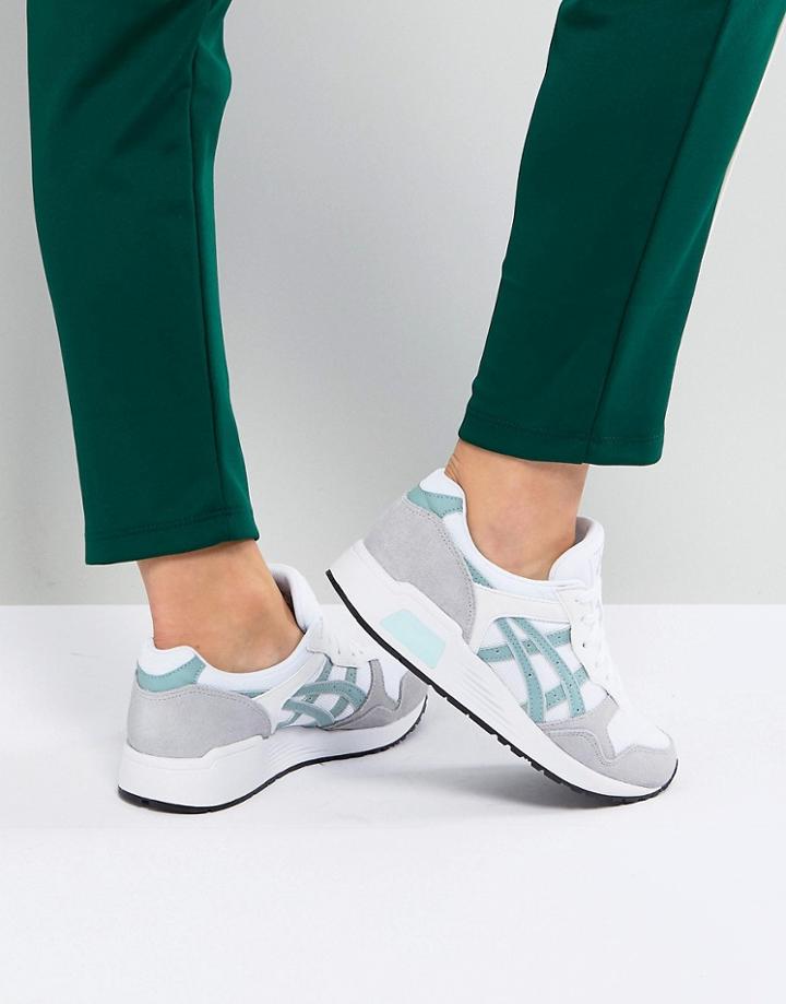 Asics Lyte Sneakers With Suede Detail - White