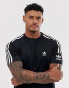 Adidas Originals Lock Up T-shirt In Black - Black