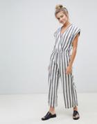 Ichi Stripe Jumpsuit - Multi