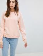 Asos Design Ultimate Sweatshirt In Pink