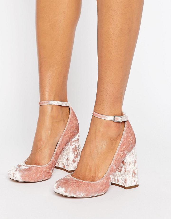 Asos Parade High Block Heels - Pink
