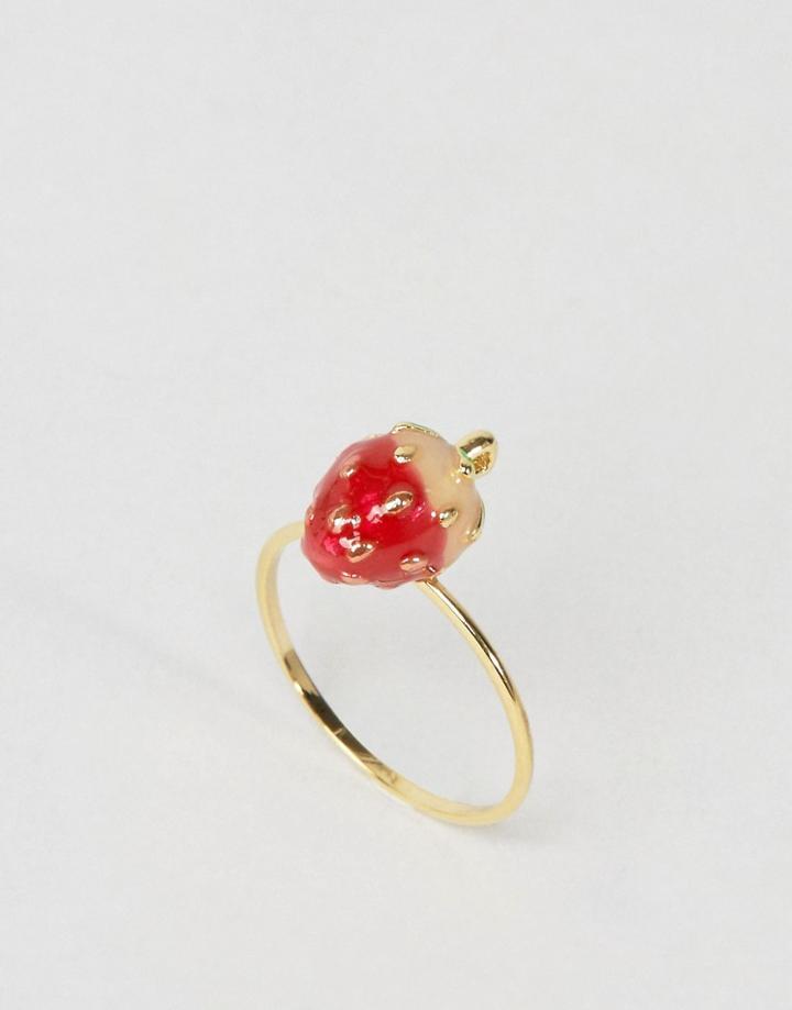 Limited Edition Strawberry Ring - Gold
