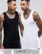 Asos Muscle Tank 2 Pack Save 17%