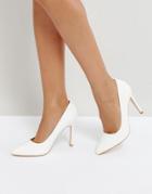 Truffle Collection Neon Pumps - White
