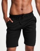 French Connection Lounge Shorts In Black