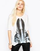 Religion Majestic Printed Long Sleeve Top