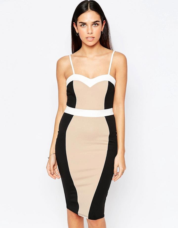 Jessica Wright Carmel Bodycon Pencil Dress - Multi