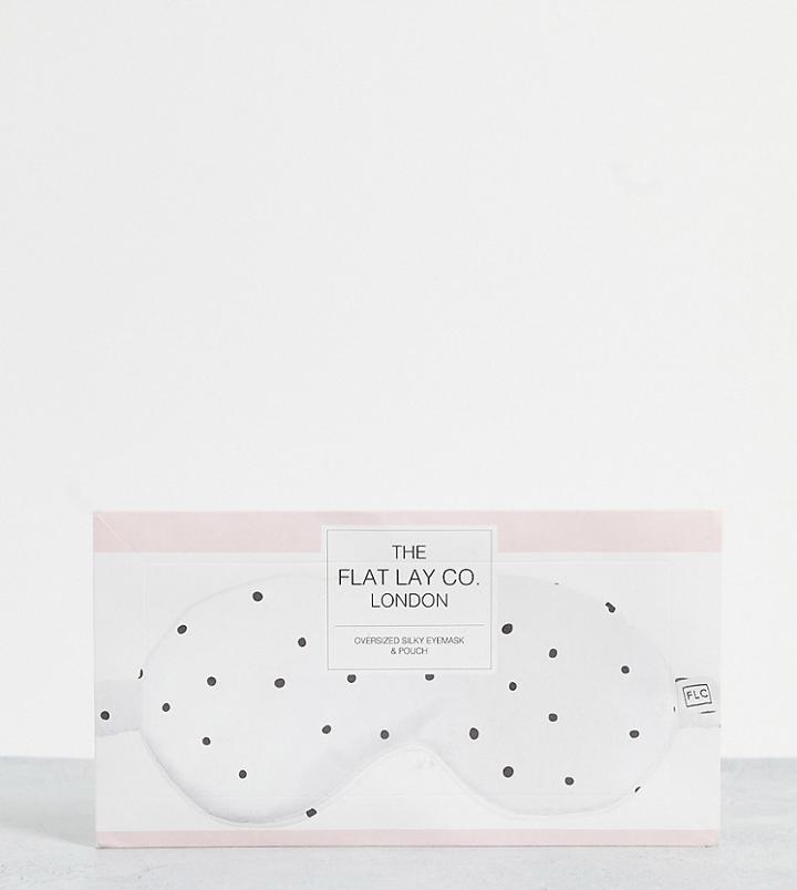 The Flat Lay Co. X Asos Exclusive Oversized Eyemask - Silky Dots-multi