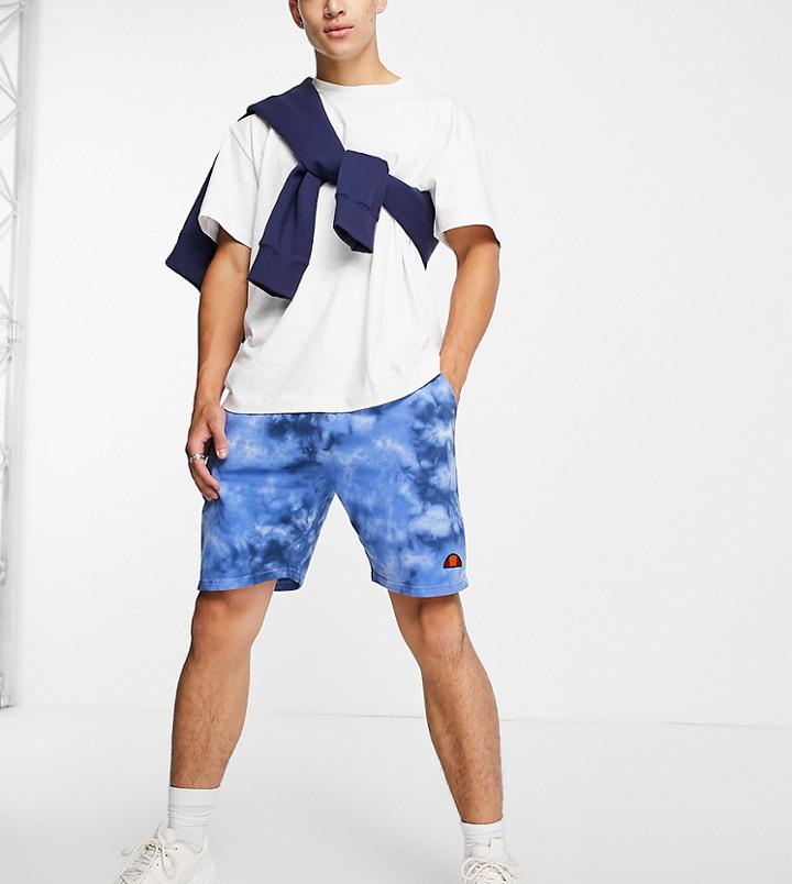 Ellesse Tie Dye Short In Blue-blues