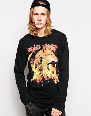 Afends Road Kill Ls T-shirt - Black