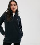 Columbia Canyon Point Sherpa Pullover In Black