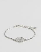 Asos Vintage Style Icon Charm Bracelet - Silver