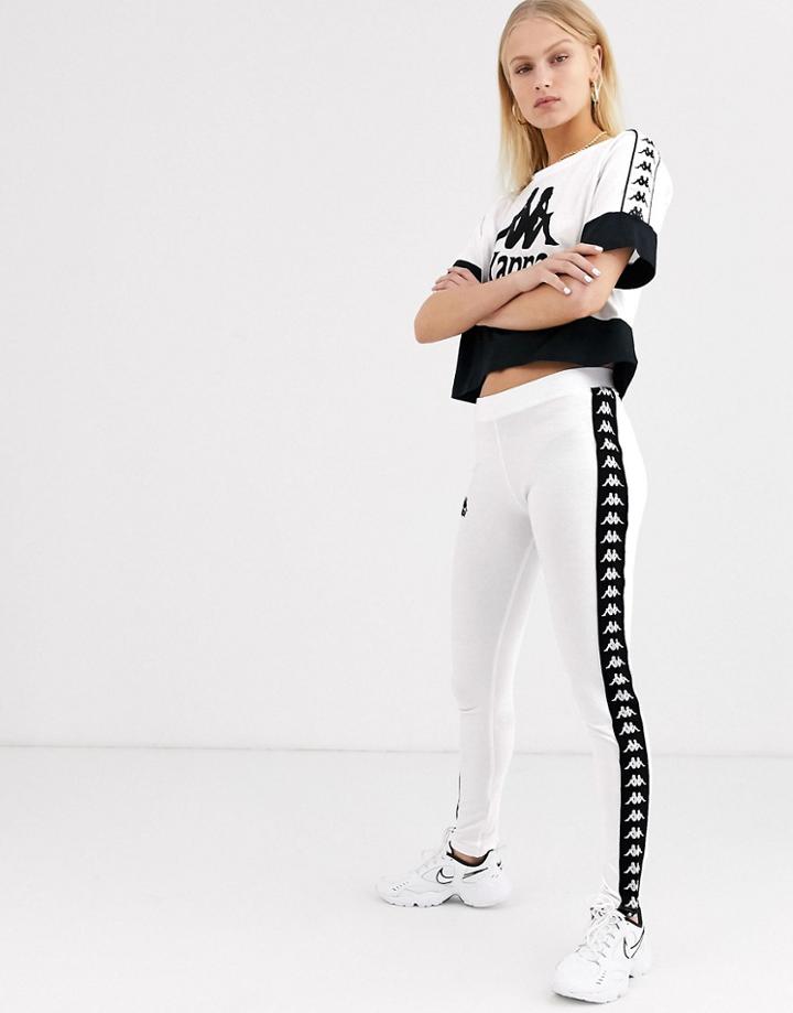Kappa Leggings With Banda Logo Taping