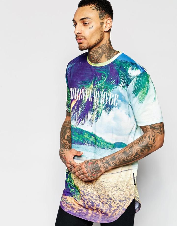 Criminal Damage Caspar T-shirt - Blue