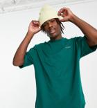 Collusion Oversized Logo T-shirt In Green