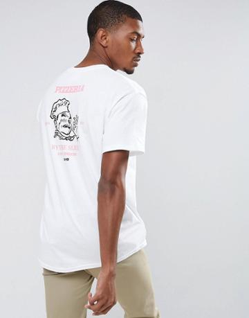 Ok-yo Pizzeria Back Print Oversized T-shirt - White