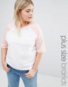 Alice & You Raglan Sleeve Jersey Tshirt - Blush