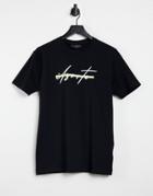 Il Sarto Script T-shirt In Black