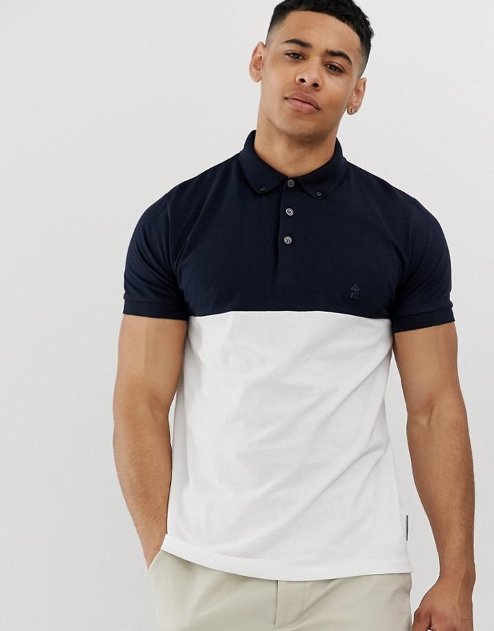 French Connection Block Stripe Polo-multi