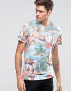 Brave Soul Pinup T-shirt - White