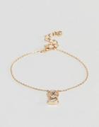 Asos Design Buddha Charm Bracelet - Gold