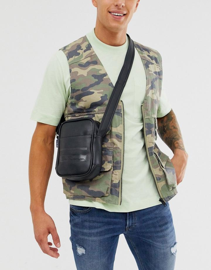 Ben Sherman Flight Bag In Black - Black