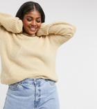 Unique21 Hero High Neck Sweater In Oatmeal-white