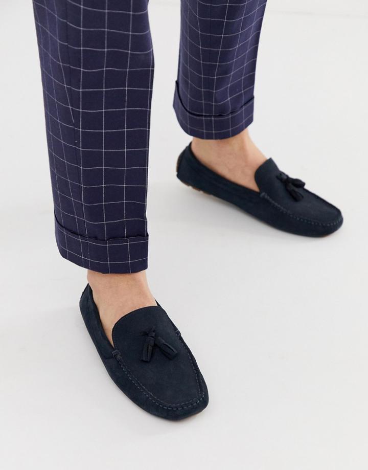 Silver Street Tassel Driver In Navy - Navy