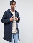 Selected Homme Multi Pocket Parka - Blue