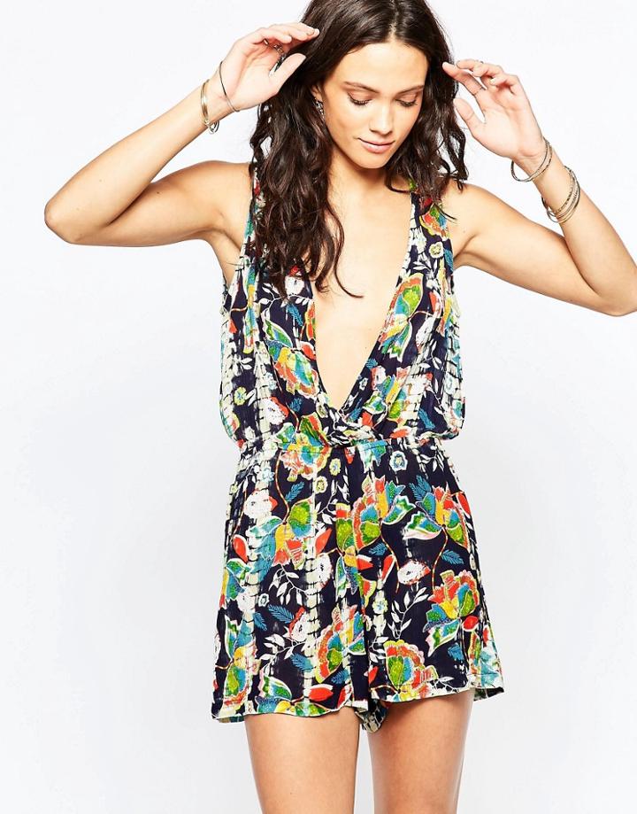 Raga Tropical Paradise Romper - Multi