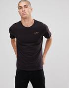 Only & Sons T-shirt With Rebel Slogan - Black