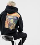 Reclaimed Vintage Inspired Oversized Scream Hoodie In Black