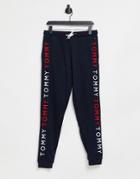 Tommy Hilfiger Embroidery Sweatpants In Navy