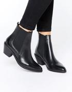 H By Hudson Celeste Western Chelsea Boots - Black
