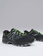 Saucony Running Excursion Tr12 Gtx Trail Sneakers In Black - Black
