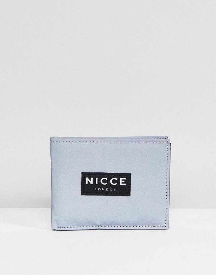 Nicce London Wallet In Reflective - Gray