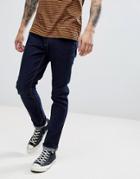 Ldn Dnm Slim Fit Jeans In True Indigo - Blue