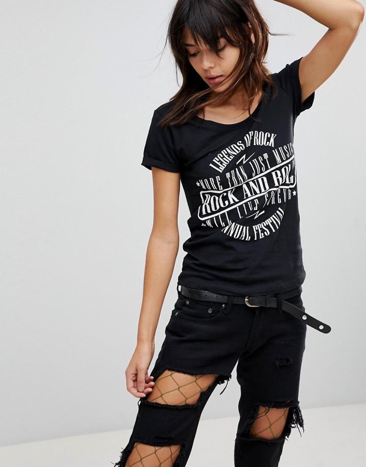 Blend She Rock And Roll T-shirt - Blue