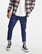 Levi's 502 Tapered Fit Hi Ball Jeans In Blue Wash-blues