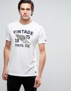 Jack & Jones Vintage T-shirt With Patch Graphic - Cream