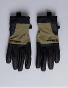 Armada Throttle Fleece Mix Gloves In Green - Green